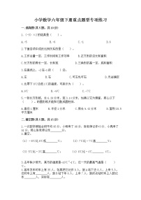 小学数学六年级下册重点题型专项练习附完整答案（精选题）