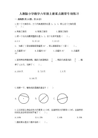 人教版小学数学六年级上册重点题型专项练习（达标题）word版