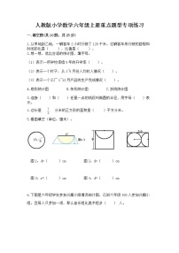 人教版小学数学六年级上册重点题型专项练习【精选题】