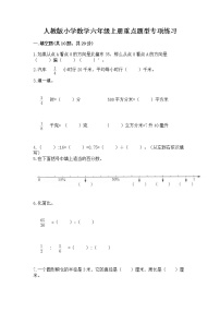 人教版小学数学六年级上册重点题型专项练习【培优A卷】