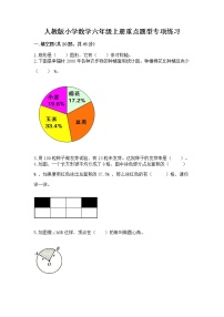 人教版小学数学六年级上册重点题型专项练习含答案【培优A卷】