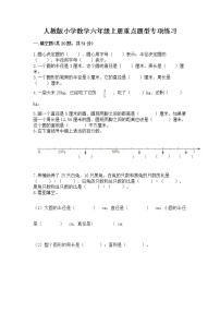 人教版小学数学六年级上册重点题型专项练习带答案【模拟题】