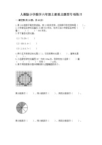 人教版小学数学六年级上册重点题型专项练习附答案【培优】