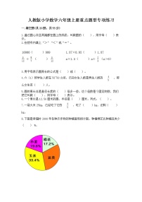 人教版小学数学六年级上册重点题型专项练习含答案【实用】