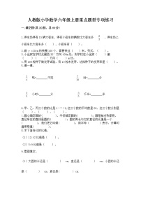 人教版小学数学六年级上册重点题型专项练习含答案【巩固】