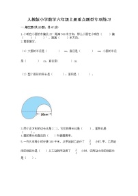 人教版小学数学六年级上册重点题型专项练习含答案【基础题】