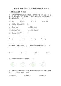 人教版小学数学六年级上册重点题型专项练习及参考答案【研优卷】