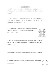 六年级下册数学试题- 小升初选拔考试题（1）（无答案）全国通用