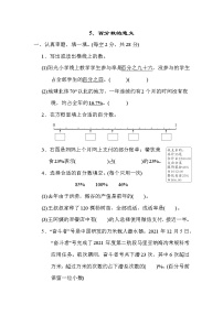 北师大版六年级数学上册期末复习知识核心考点---5．百分数的意义