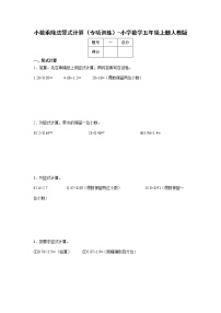 小数乘除法竖式计算（专项训练）-小学数学五年级上册人教版