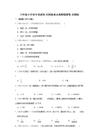 【江苏地区真题汇编】小学数学六年级小升初专项训练-比例重难点真题检测卷-苏教版