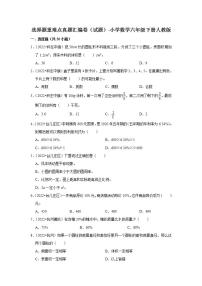 选择题重难点真题汇编卷（试题）-小学数学六年级下册人教版