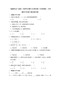 （高频考点）新初一分班考专题3-比和比例（专项突破）-小学数学六年级下册北师大版