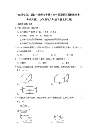 （高频考点）新初一分班考专题5-立体图形的表面积和体积（专项突破）-小学数学六年级下册北师大版