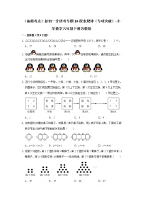 （高频考点）新初一分班考专题10-探索规律（专项突破）-小学数学六年级下册苏教版