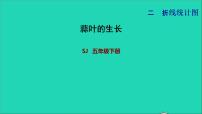 小学数学苏教版五年级下册二 折线统计图习题课件ppt