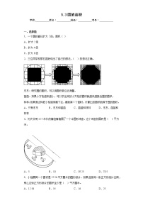 小学北京版3. 圆的面积练习