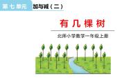 小学数学北师大版一年级上册有几棵树授课课件ppt