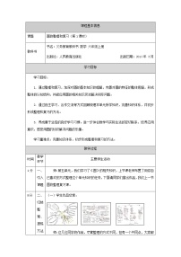 六年级上册数学教案-圆的整理和复习（第1课时） 人教版