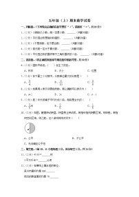 期末模拟测试（试题）-五年级上册数学人教版 (6)