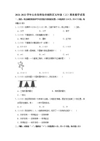 2021-2022学年山东省青岛市城阳区五年级（上）期末数学试卷