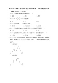 2021-2022学年广东省湛江市吴川市六年级（上）期末数学试卷