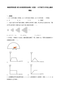 奥数思维拓展-数与形规律探索问题（试题）数学六年级上册苏教版（含答案）