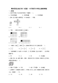 期末易错点练习卷（试题）-小学数学六年级上册苏教版