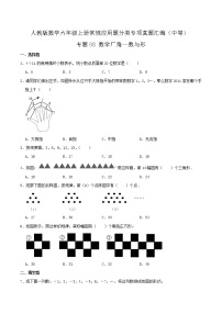 人教版六年级数学上册【中等卷】专题08《数学广角—数与形》常规应用题分类专项真题汇编（原卷+解析卷）