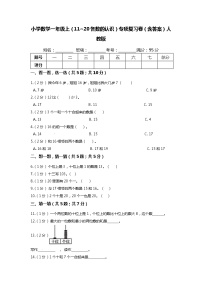 【期末专项培优】人教版小学数学一年级上册（11~20各数的认识）专项复习（含答案）