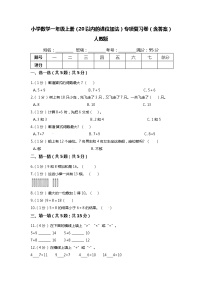 【期末专项培优】人教版小学数学一年级上册（20以内的进位加法）专项复习（含答案）