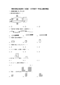 2022-2023学年期末重难点检测卷（试题）-小学数学一年级上册苏教版