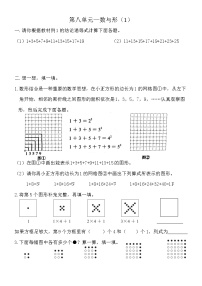 小学8 数学广角——数与形综合训练题