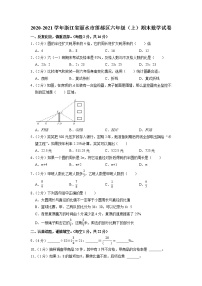 浙江省丽水市莲都区2020-2021学年六年级上学期期末数学试卷