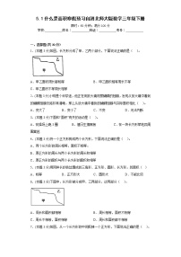 5.1什么是面积寒假预习自测北师大版数学三年级下册