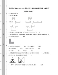 湖北省武汉市2022-2023学年小学三年级下册数学期末专项提升测试卷AB卷（含解析）