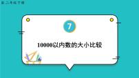 人教版二年级下册10000以内数的认识评优课课件ppt