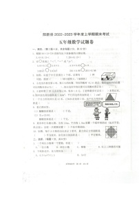 湖北省黄石市阳新县2022-2023学年五年级上学期期末考试数学试题