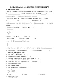 河北衡水深州市2022-2023学年四年级上学期数学学科素养评价