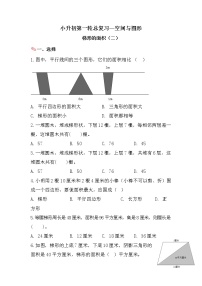 梯形的面积（二）-小升初六年级数学下册第一轮总复习人教版