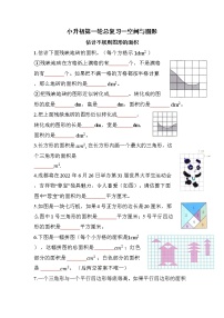 估计不规则图形的面积-小升初六年级数学下册第一轮总复习++人教版