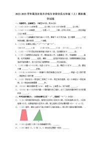 黑龙江省齐齐哈尔市依安县2022-2023学年五年级上学期期末数学试卷