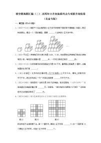 填空题真题汇编（二）-近两年小升初高频考点专项提升培优卷（北京专版）