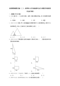 选择题真题汇编（二）-近两年小升初高频考点专项提升培优卷（北京专版）