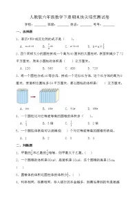 人教版六年级数学下册期末拔尖培优测试卷(二)(含答案)
