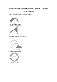 小升初平面图形的周长与面积强化训练（专项突破）-小学数学六年级下册苏教版 (2)