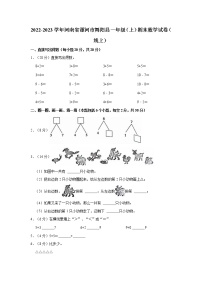 2022-2023学年河南省漯河市舞阳县一年级（上）期末数学试卷（线上）