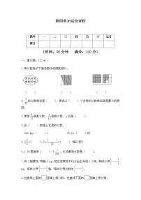 苏教版五年级下册四 分数的意义和性质当堂检测题