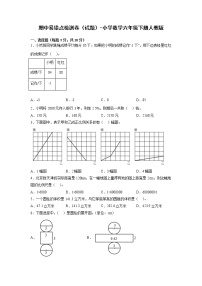 期中易错点检测卷（试题）-小学数学六年级下册人教版