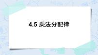 四年级上册5 乘法分配律优质习题课件ppt